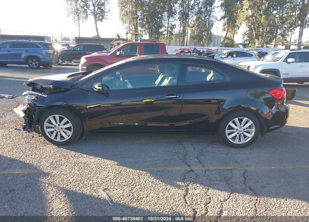 2014 KIA FORTE KOUP EX VIN: KNAFX6A83E5239711