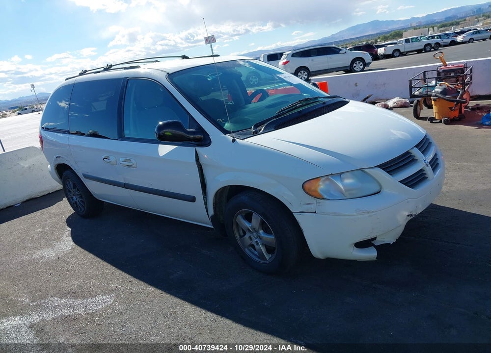 2006 DODGE CARAVAN SXT VIN: 1D4GP45R86B563578