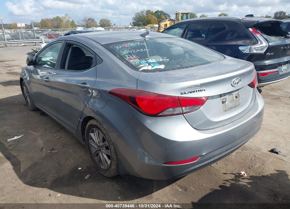 2015 HYUNDAI ELANTRA SE VIN: KMHDH4AE3FU420375