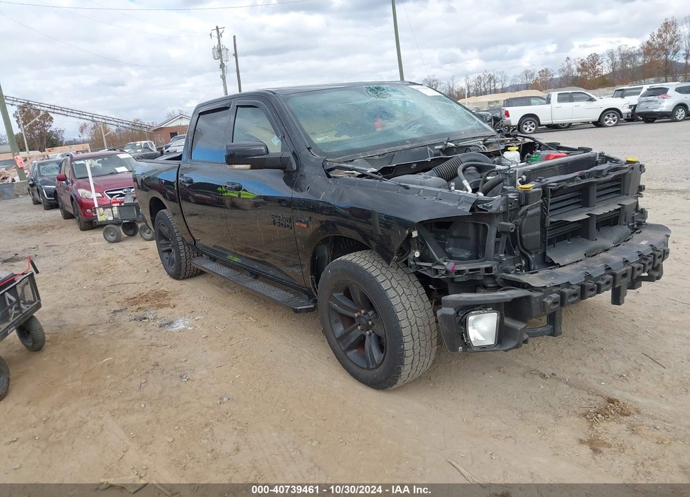 2018 RAM 1500 NIGHT 4X4 5'7 BOX VIN: 1C6RR7MT9JS197113