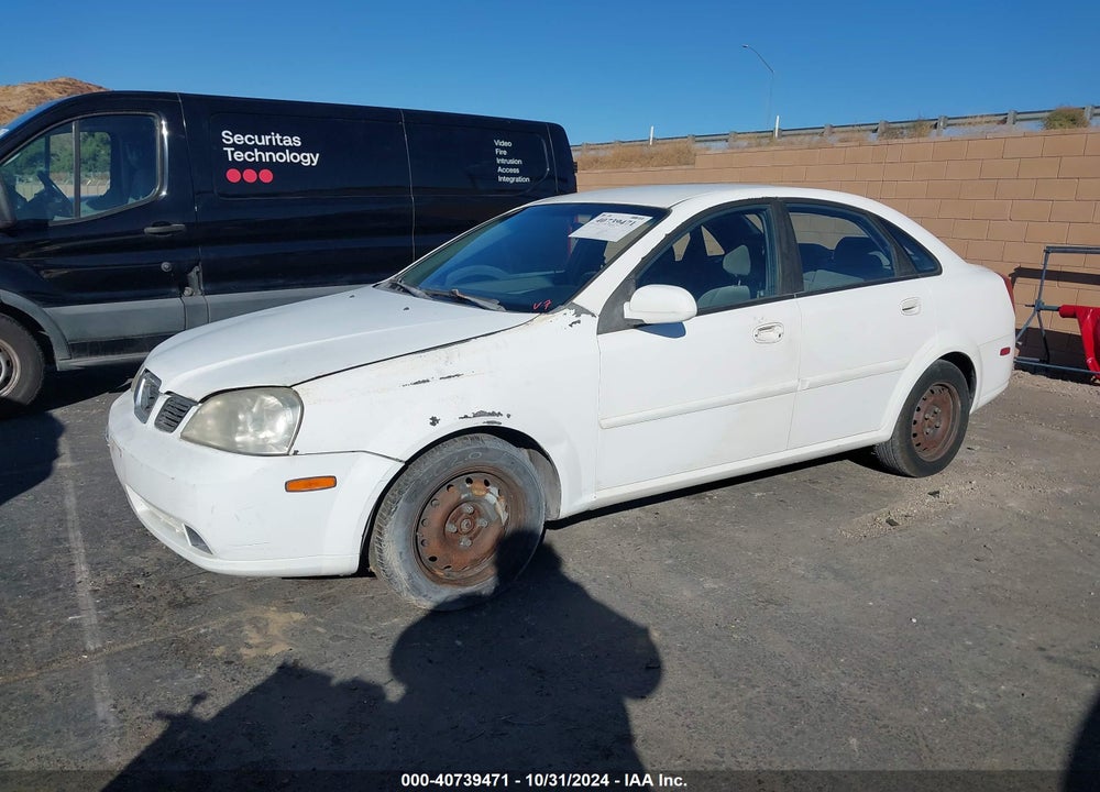 2005 SUZUKI FORENZA S VIN: KL5JD56Z55K203625