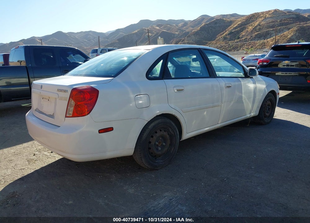 2005 SUZUKI FORENZA S VIN: KL5JD56Z55K203625