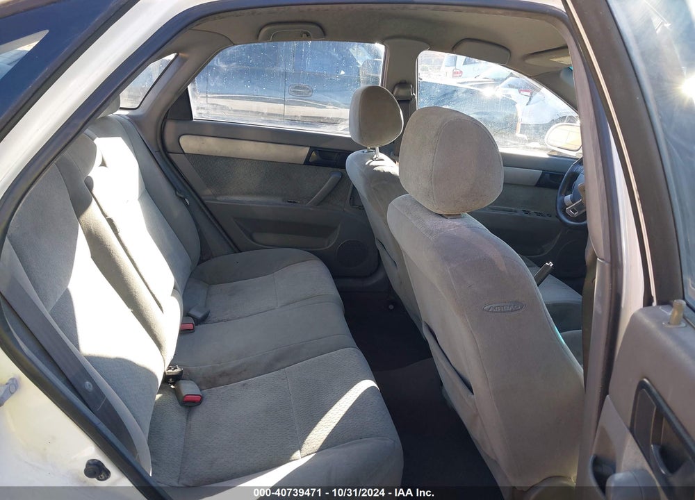 2005 SUZUKI FORENZA S VIN: KL5JD56Z55K203625