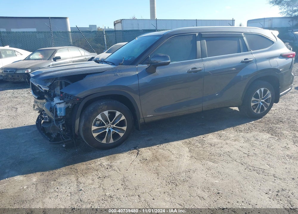2023 TOYOTA HIGHLANDER HYBRID XLE VIN: 5TDKBRCH5PS600206