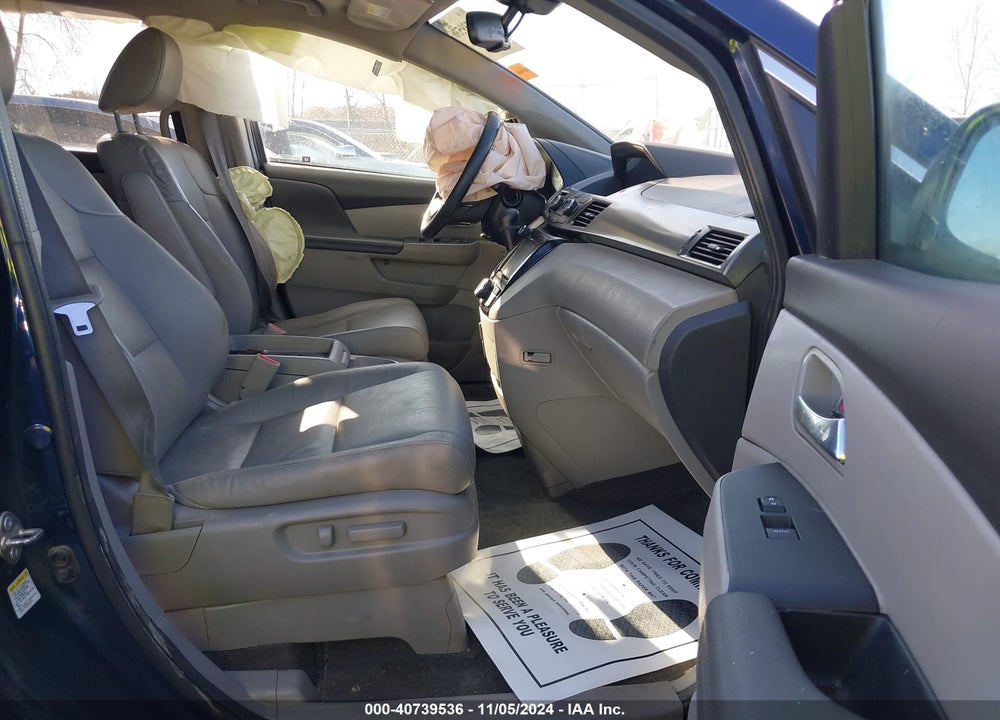 2017 HONDA ODYSSEY EX-L VIN: 5FNRL5H61HB022087