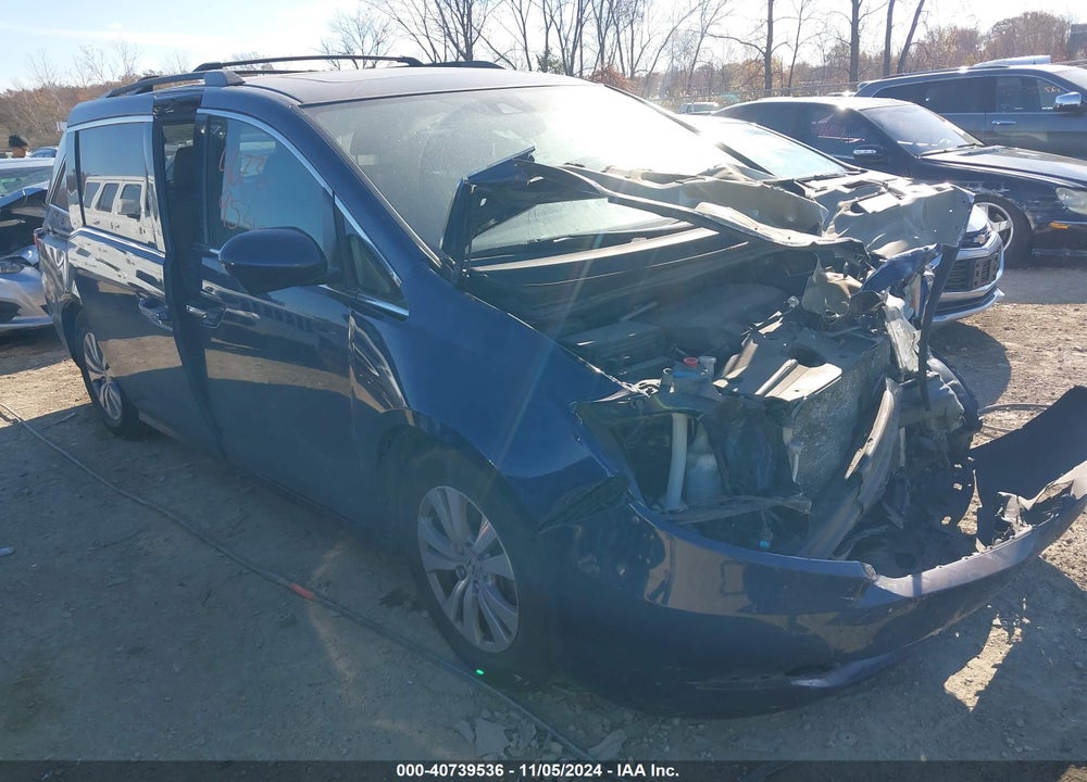 2017 HONDA ODYSSEY EX-L VIN: 5FNRL5H61HB022087
