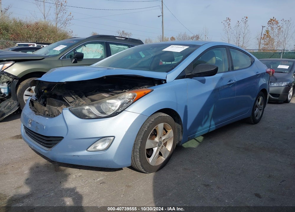 2012 HYUNDAI ELANTRA GLS (ULSAN PLANT) VIN: KMHDH4AE8CU314404