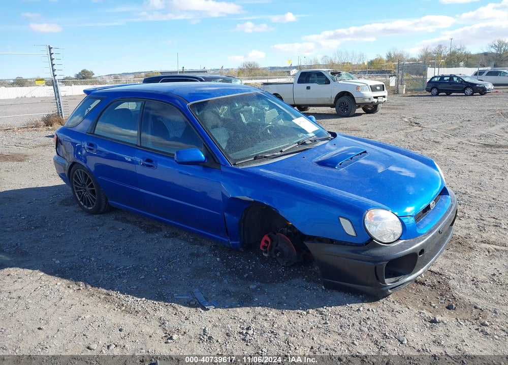 2002 SUBARU IMPREZA WRX VIN: JF1GG29612G805101