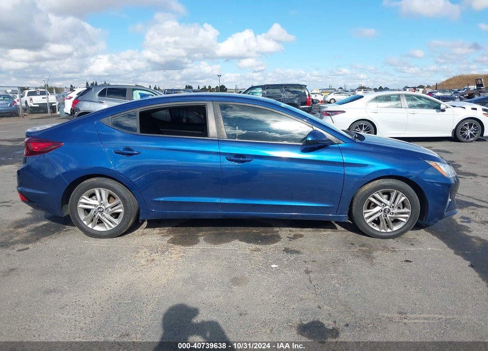 2019 HYUNDAI ELANTRA SEL VIN: 5NPD84LF6KH436200