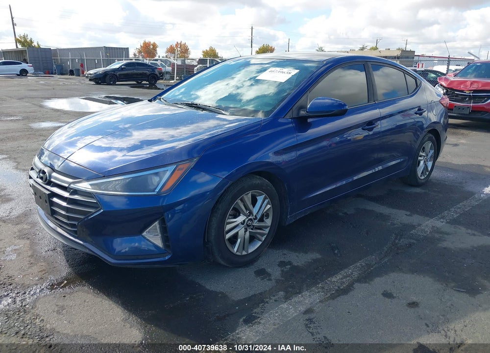 2019 HYUNDAI ELANTRA SEL VIN: 5NPD84LF6KH436200