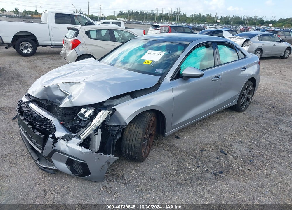 2023 AUDI A3 PREMIUM 40 TFSI FRONT-WHEEL DRIVE S TRONIC VIN: WAUAUDGY2PA047740