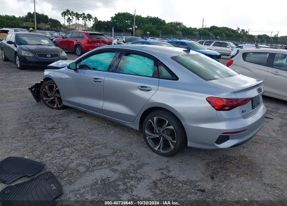 2023 AUDI A3 PREMIUM 40 TFSI FRONT-WHEEL DRIVE S TRONIC VIN: WAUAUDGY2PA047740