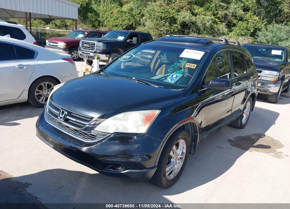 2010 HONDA CR-V EX-L VIN: 5J6RE3H74AL017535