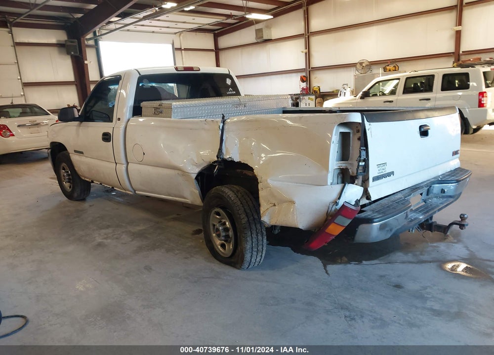 2000 GMC SIERRA 2500 SL VIN: 1GTFC24T0YE107498
