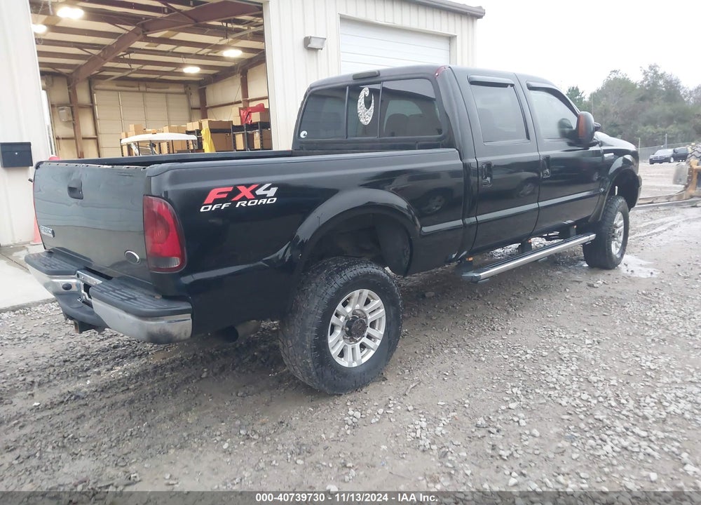 2004 FORD F-250 VIN: 1FTNW21P34EA27598