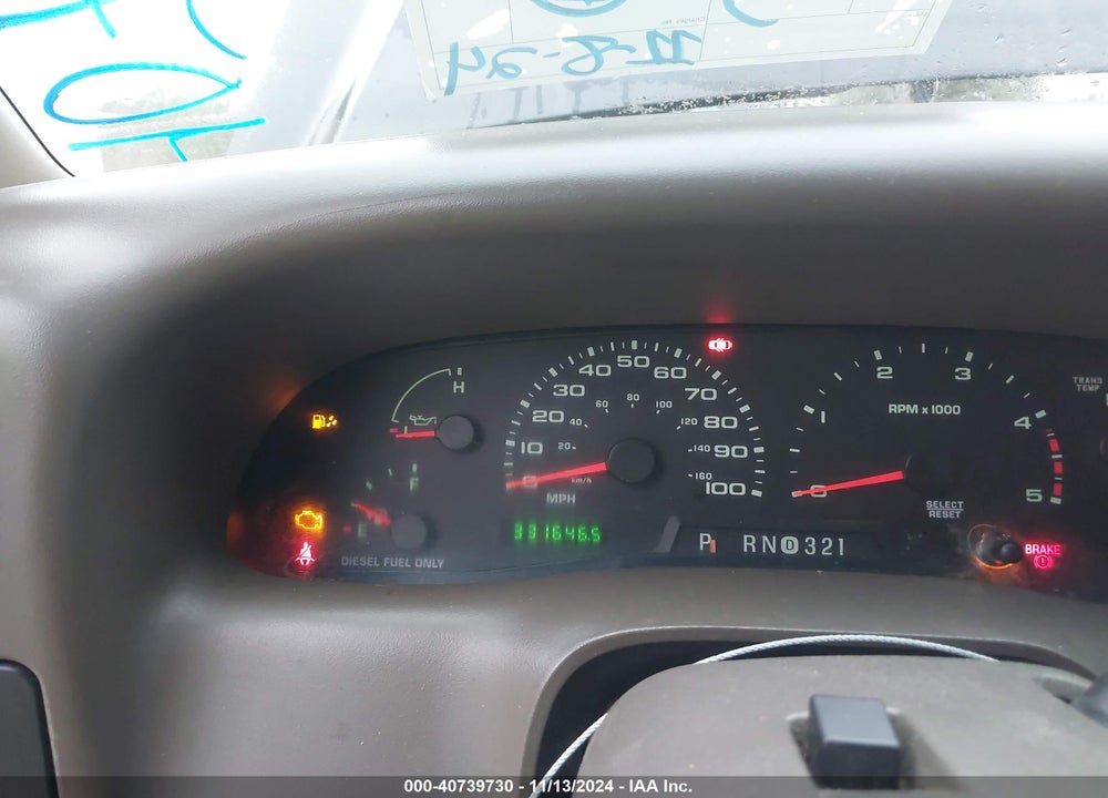 2004 FORD F-250 VIN: 1FTNW21P34EA27598
