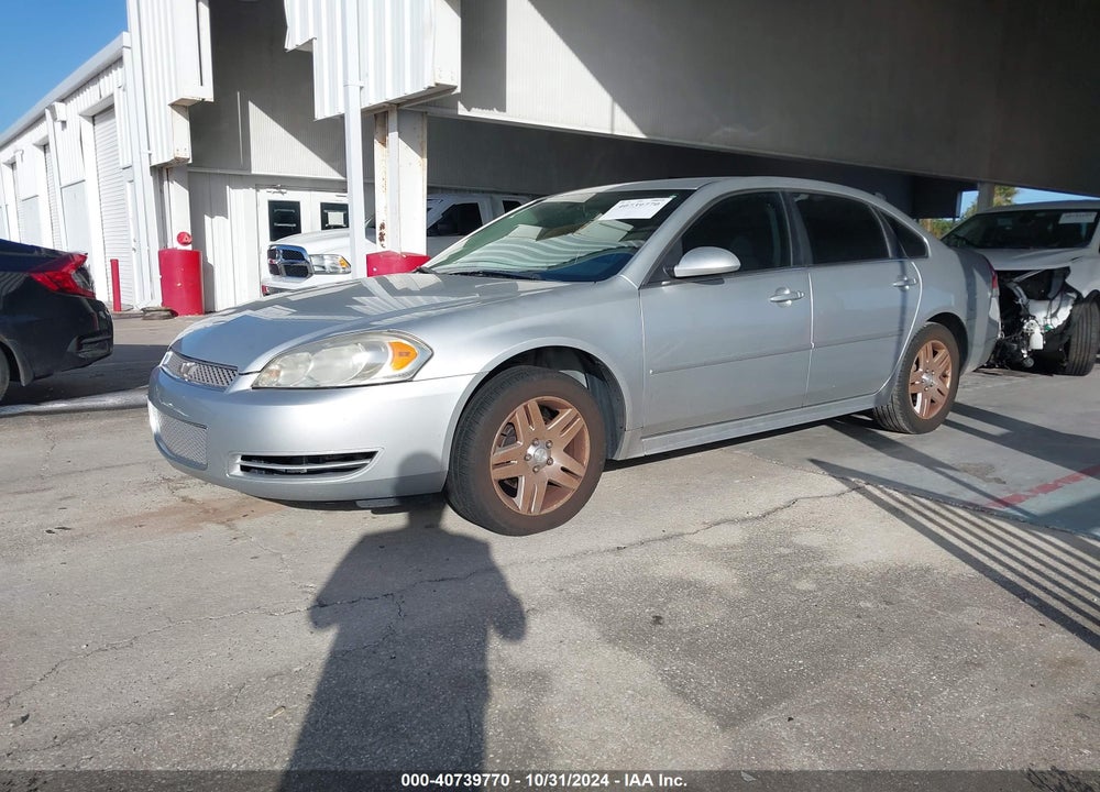 2013 CHEVROLET IMPALA LT VIN: 2G1WG5E33D1242869