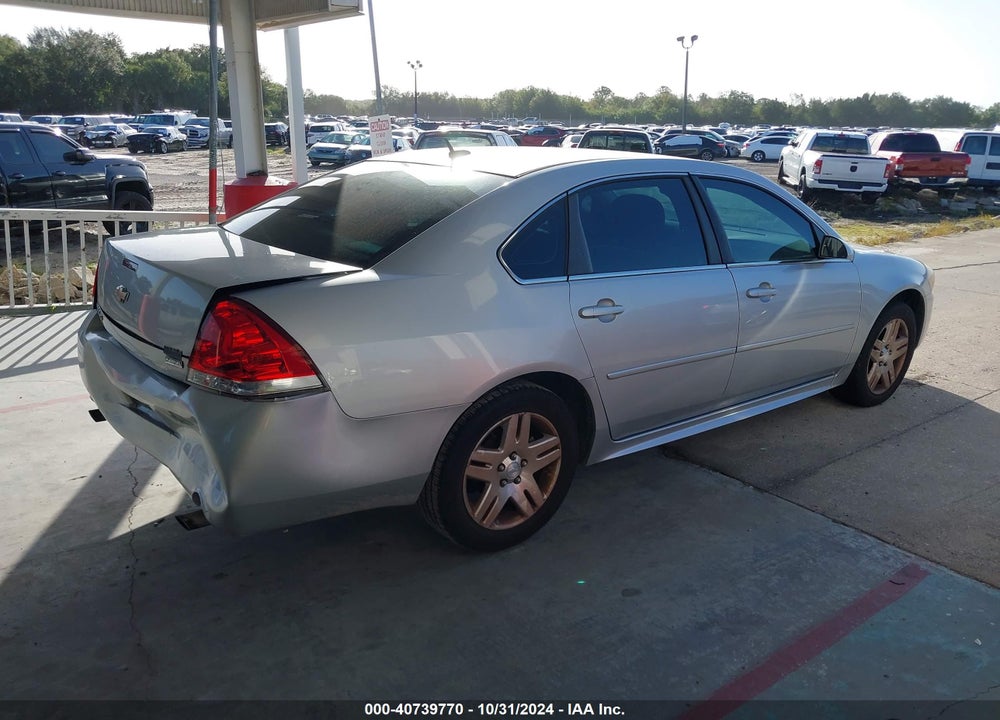 2013 CHEVROLET IMPALA LT VIN: 2G1WG5E33D1242869