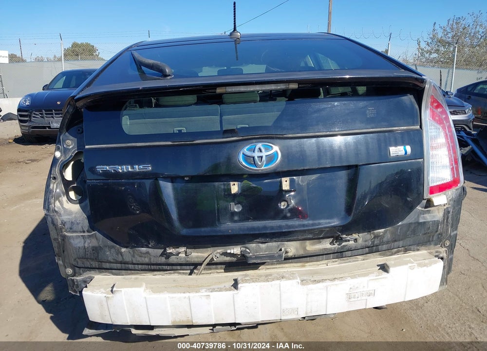 2013 TOYOTA PRIUS THREE VIN: JTDKN3DU9D5553036