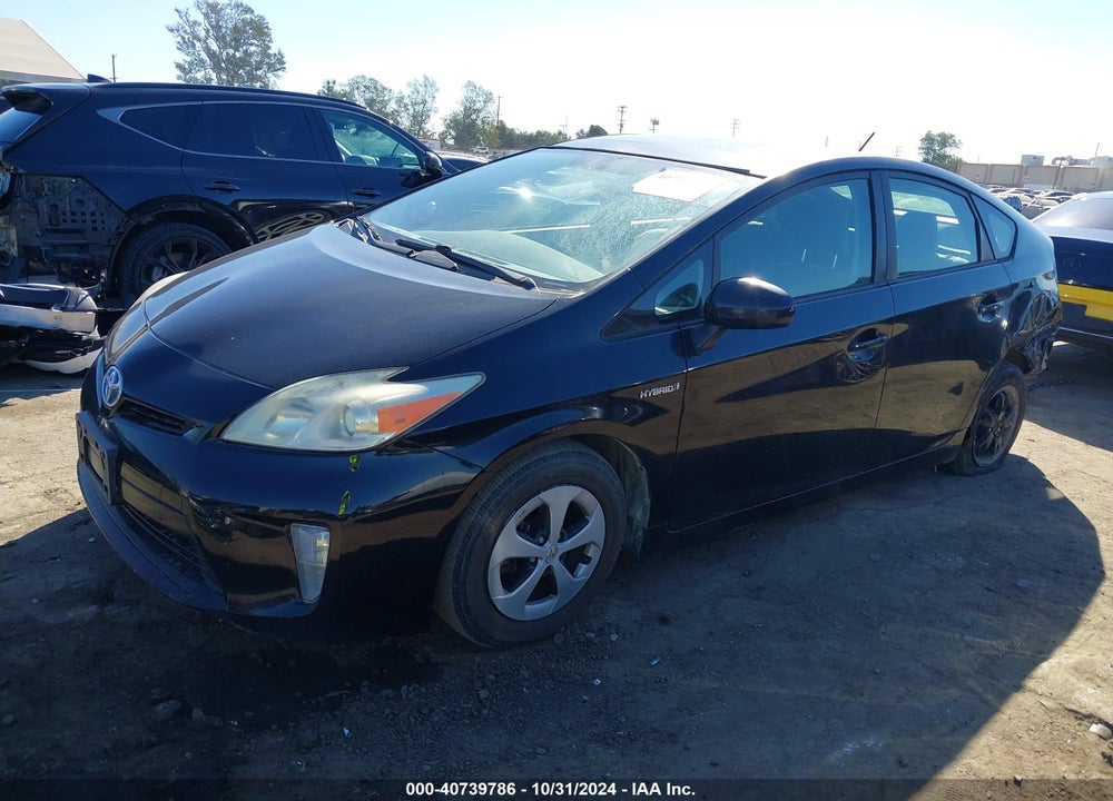 2013 TOYOTA PRIUS THREE VIN: JTDKN3DU9D5553036