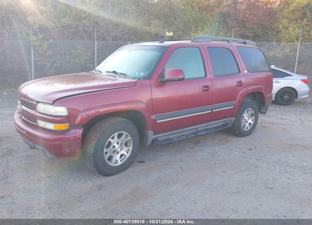 2004 CHEVROLET TAHOE Z71 VIN: 1GNEK13Z14R224161