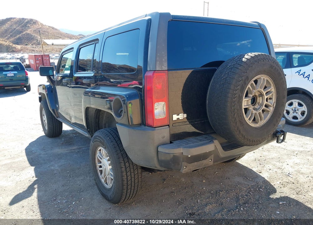 2009 HUMMER H3 SUV VIN: 5GTEN13E898143855
