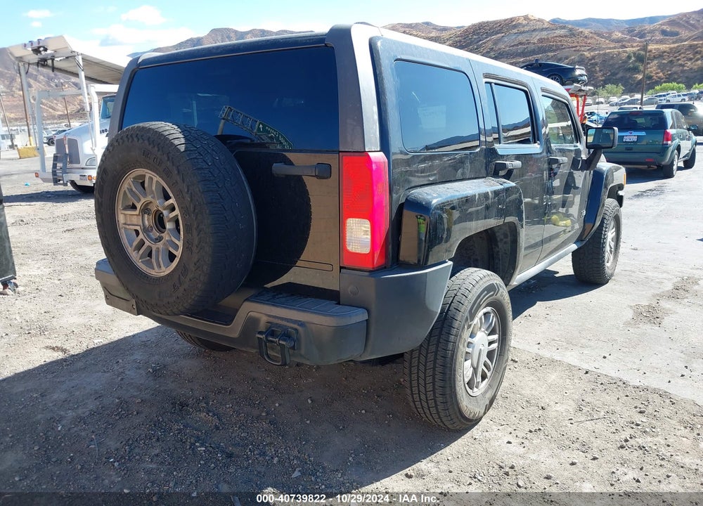 2009 HUMMER H3 SUV VIN: 5GTEN13E898143855