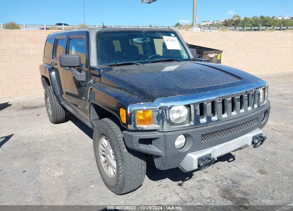 2009 HUMMER H3 SUV VIN: 5GTEN13E898143855