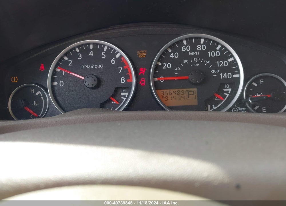 2007 NISSAN PATHFINDER LE VIN: 5N1AR18U77C622011