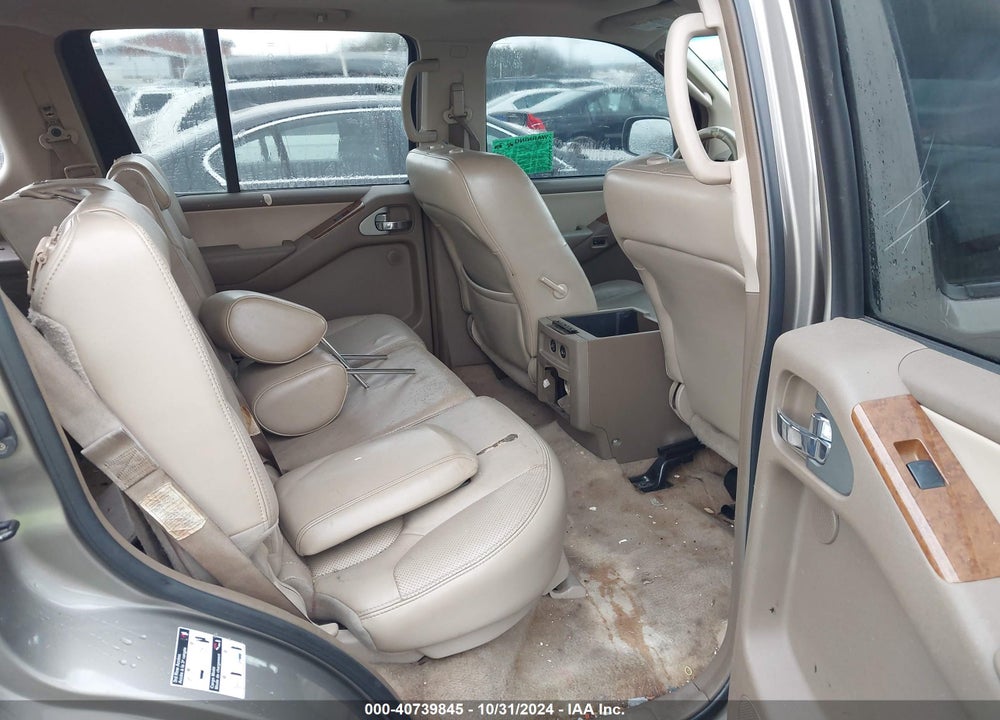 2007 NISSAN PATHFINDER LE VIN: 5N1AR18U77C622011