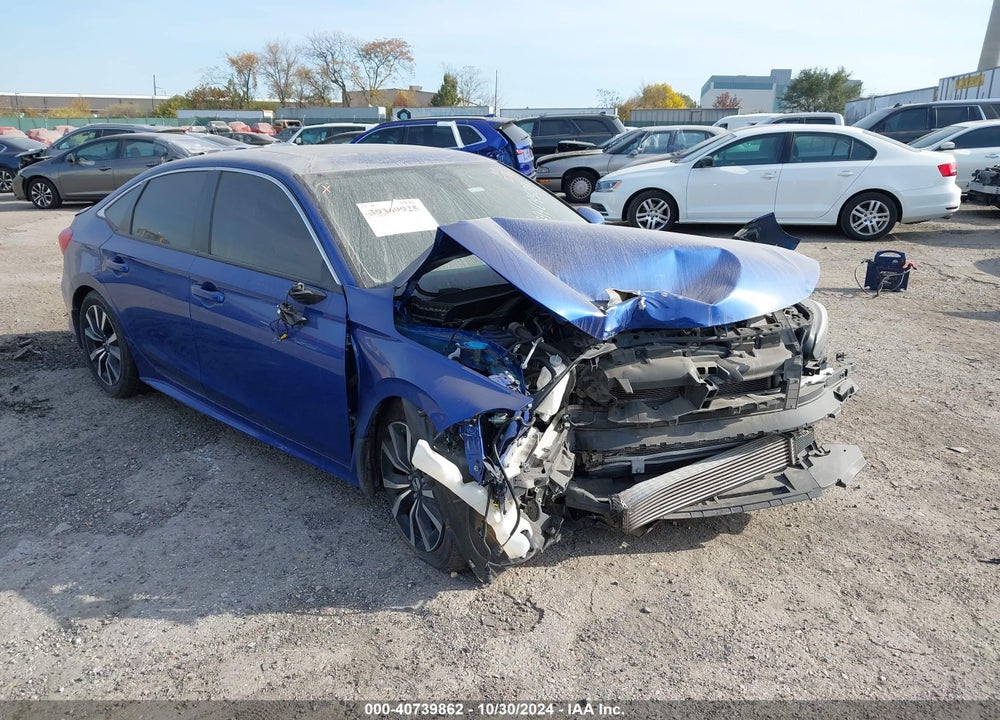 2022 HONDA CIVIC EX VIN: 2HGFE1F75NH320943
