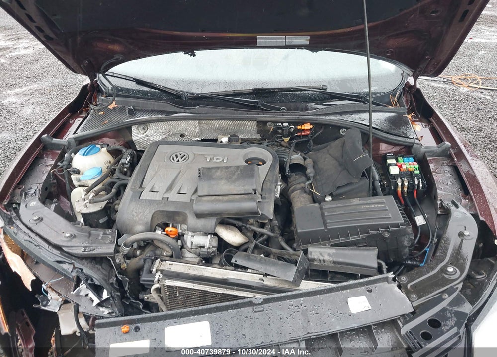 2012 VOLKSWAGEN PASSAT VIN: 1VWCN7A39CC031828