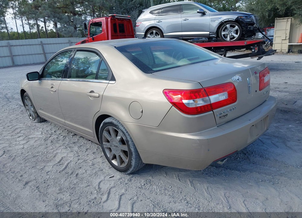 2007 LINCOLN MKZ VIN: 3LNHM26T67R663650