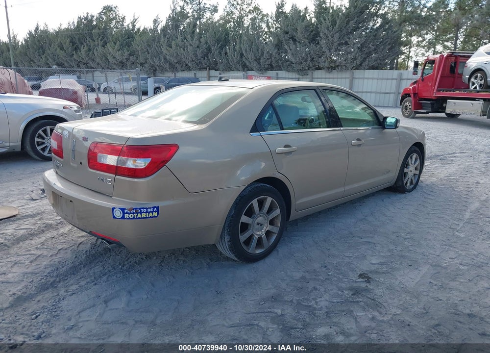 2007 LINCOLN MKZ VIN: 3LNHM26T67R663650