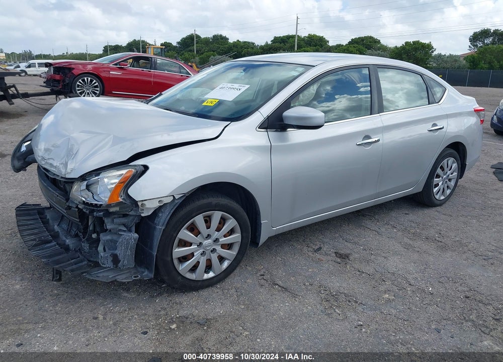 2015 NISSAN SENTRA SV VIN: 3N1AB7AP0FL691144