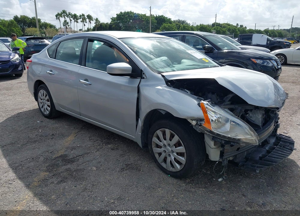 2015 NISSAN SENTRA SV VIN: 3N1AB7AP0FL691144