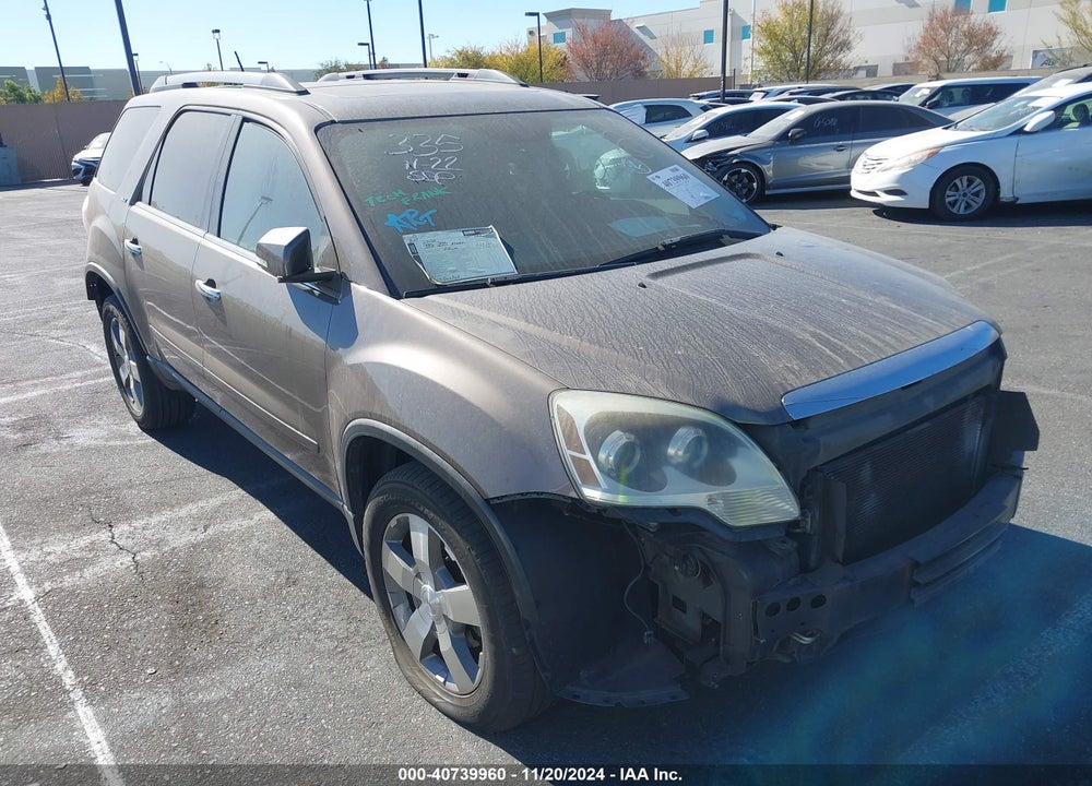 2010 GMC ACADIA SLT-1 VIN: 1GKLRMED1AJ215246
