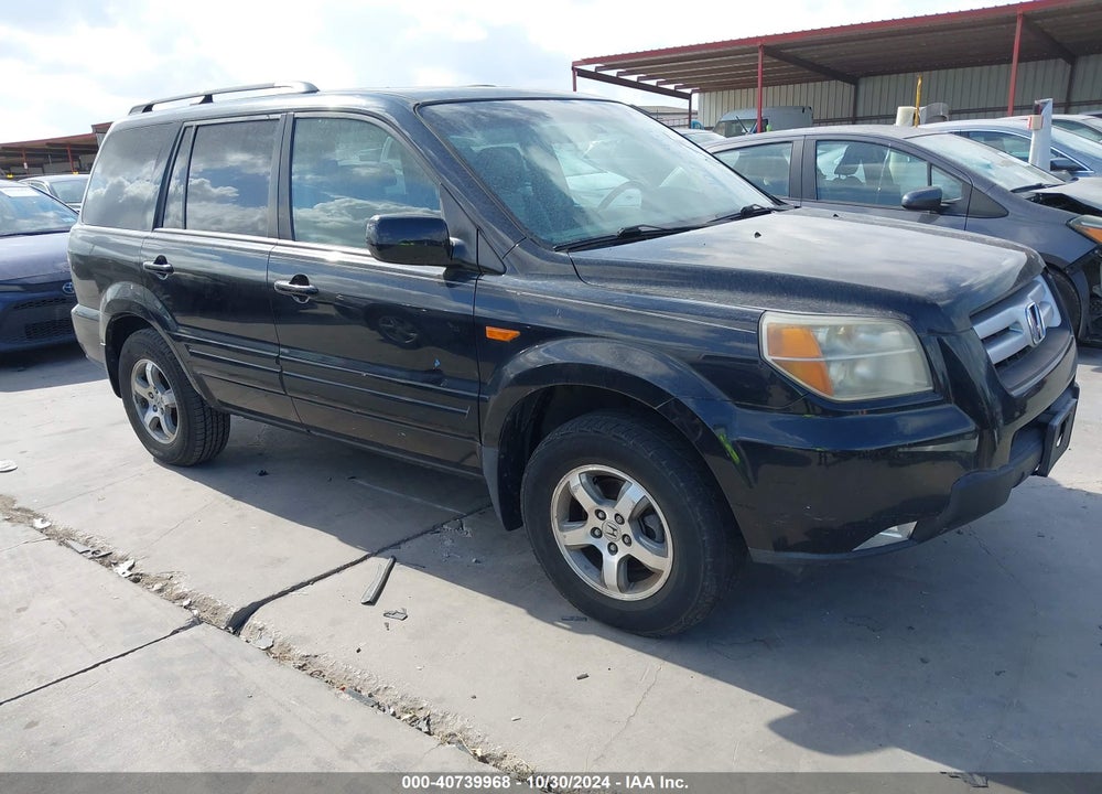 2007 HONDA PILOT EX-L VIN: 5FNYF28547B019949
