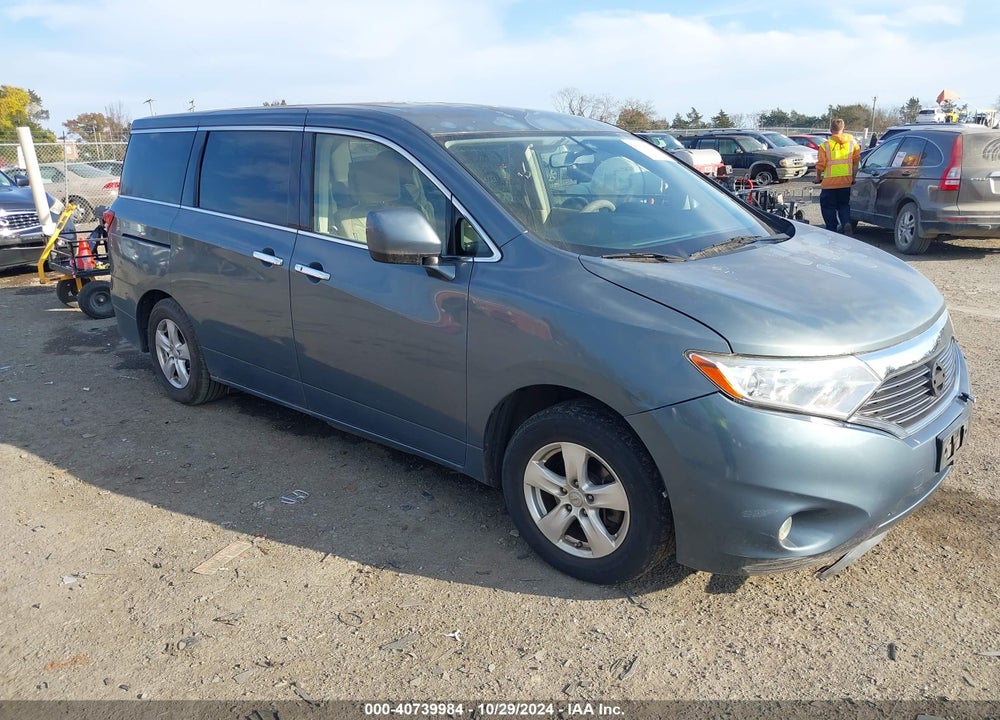 2013 NISSAN QUEST SV VIN: JN8AE2KP6D9063623
