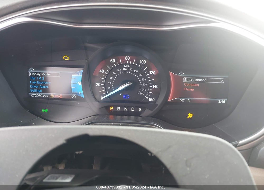 2019 FORD FUSION SEL VIN: 3FA6P0CD5KR255918