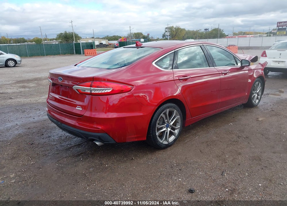 2019 FORD FUSION SEL VIN: 3FA6P0CD5KR255918
