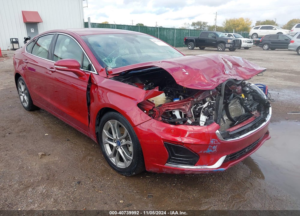 2019 FORD FUSION SEL VIN: 3FA6P0CD5KR255918