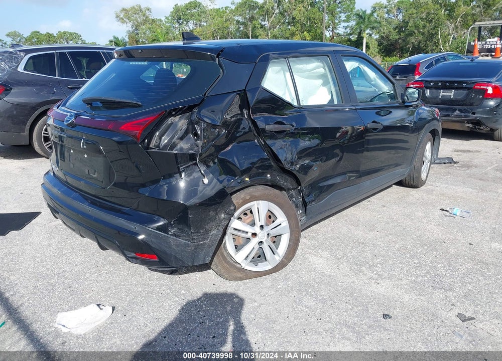 2021 NISSAN KICKS S XTRONIC CVT VIN: 3N1CP5BV2ML480004