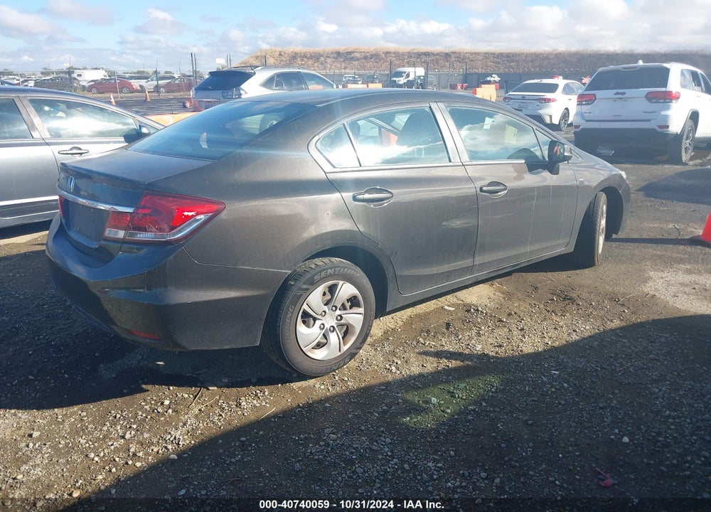 2013 HONDA CIVIC LX VIN: 19XFB2F53DE201939