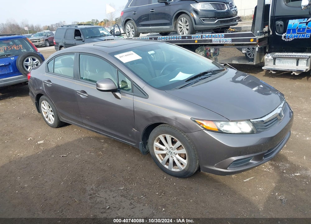 2012 HONDA CIVIC EX VIN: 19XFB2F84CE047735