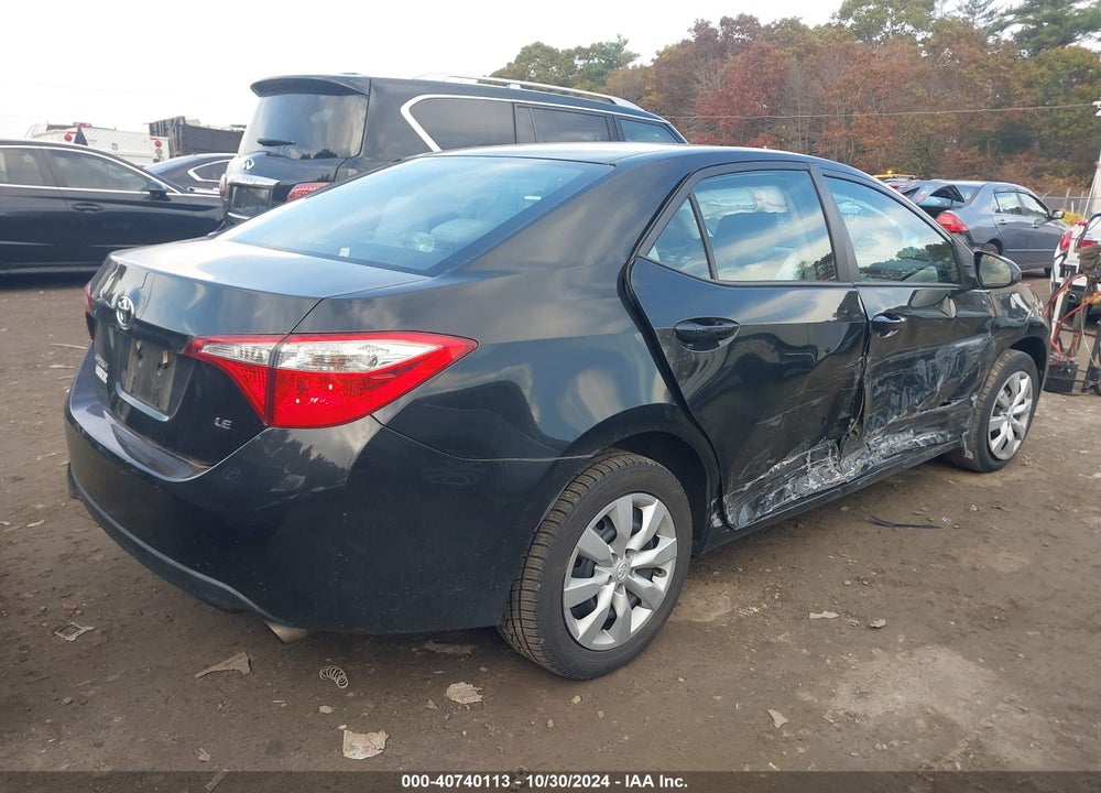 2016 TOYOTA COROLLA LE VIN: 2T1BURHE1GC682372