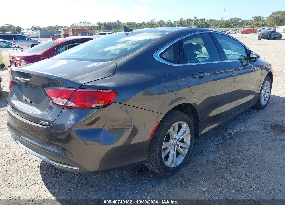 2017 CHRYSLER 200 LIMITED PLATINUM VIN: 1C3CCCAB0HN511099