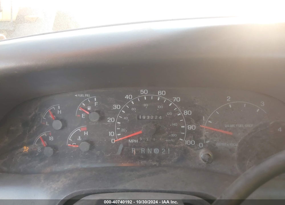 2001 FORD SUPER DUTY F-550 XL/XLT VIN: 1FDAF56F51EC47039