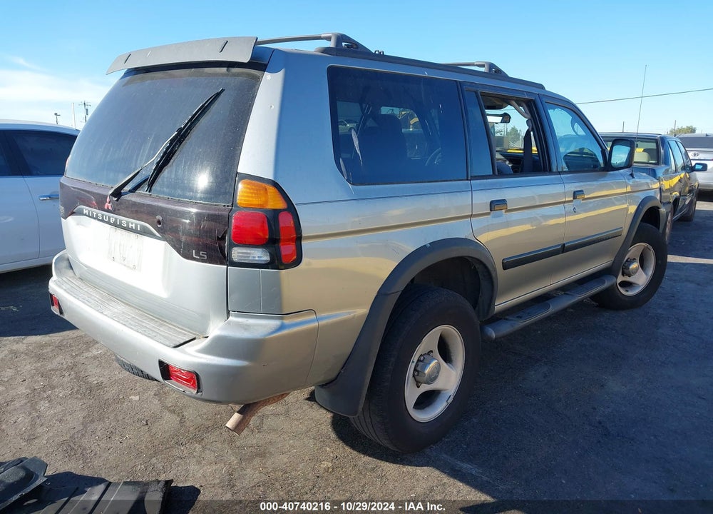 2000 MITSUBISHI MONTERO SPORT LS/XLS VIN: JA4LS31H0YP022624