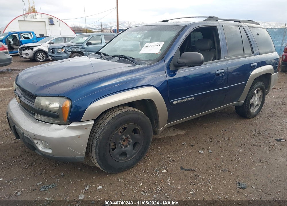 2002 CHEVROLET TRAILBLAZER LTZ VIN: 1GNDT13SX22486536